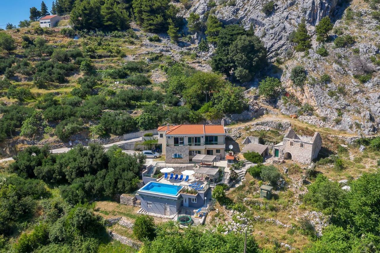 Villa Makar,Heated Pool,Gym,Grill,Seaview Makarska Exteriör bild