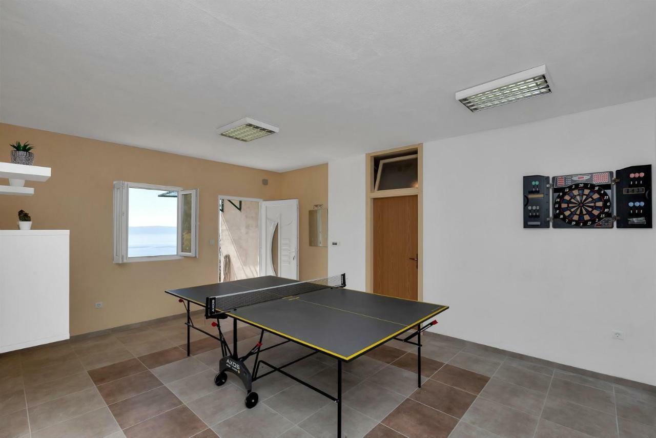 Villa Makar,Heated Pool,Gym,Grill,Seaview Makarska Exteriör bild