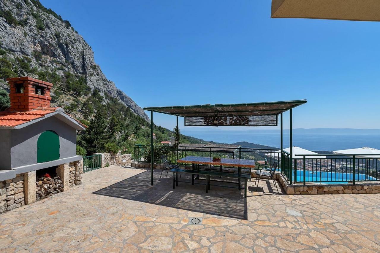 Villa Makar,Heated Pool,Gym,Grill,Seaview Makarska Exteriör bild